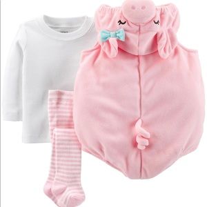 Carter’s Halloween Pig Costume 18 months & shoes